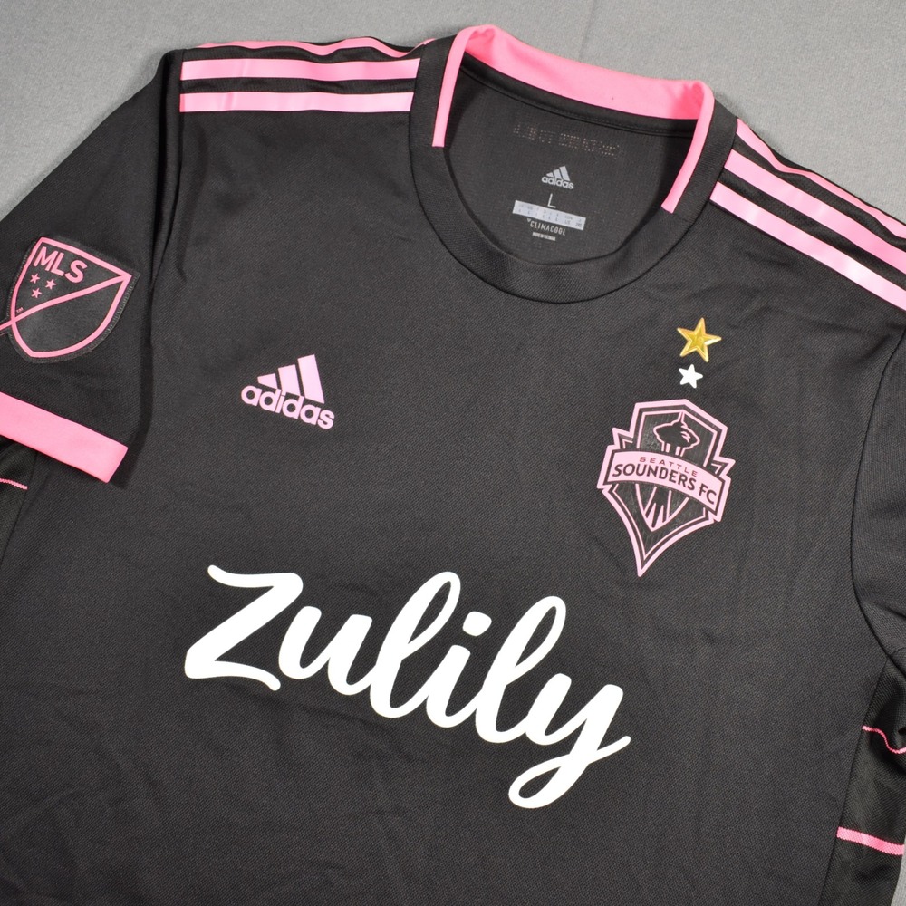 Seattle Sounders FC Authentic "Night Fall" 2019 Away Adidas Jersey Mens Large
